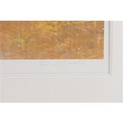 Rolf Harris (Australian 1930-): 'Sunrise - Taj Mahal' 'Rolf on Art - Monet' and 'Rolf on Art - Van Gogh', set of three limited edition giclee prints signed and numbered respectively, largest Sunflowers 66cm x 49cm (3)