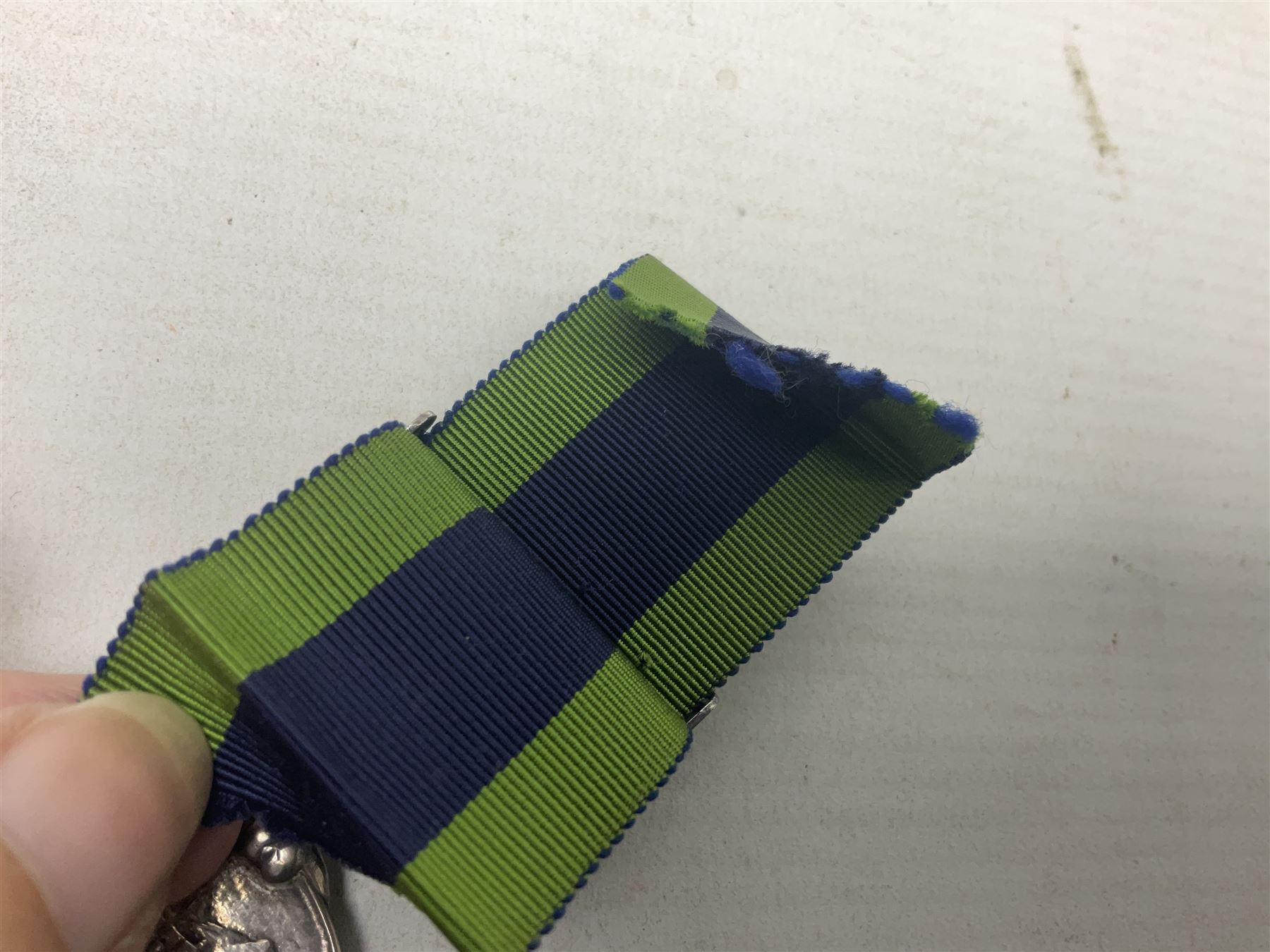 George V India General Service Medal with Burma 1930-32 clasp awarded to 4983 Sep. L. Achhman 1-17 Dogra R.; with ribbon