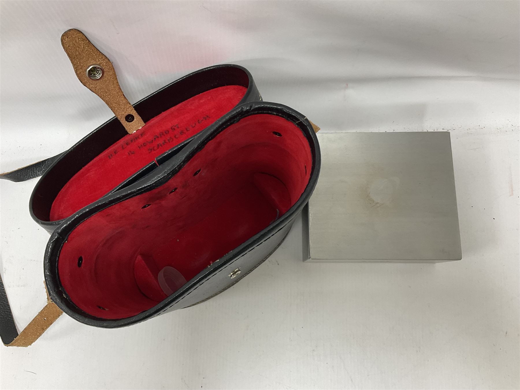 Pair of Regent 10x50 binoculars in case, together with a Storm Lexo Chronograph wristwatch