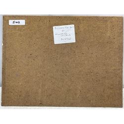 Ducat (British 20th century): 'Digging for Bait at Monkey's Island Blyth', oil on board signed, titled verso 30cm x 40cm (unframed)