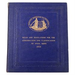 Lloyd's of London Register of Shipping Rules, eight volumes