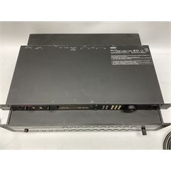 Kurzweil Ensemble Expander model 1000EX serial no.88070661; and Yamaha MU100R tone generator serial no.NP01899; both with leads (2)