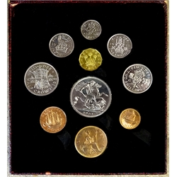  Great British King George VI 1951 proof set, in original 'Festival of Britain' Royal Mint case  