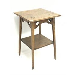 Arts & Craft table, joining undertier, stile supports 