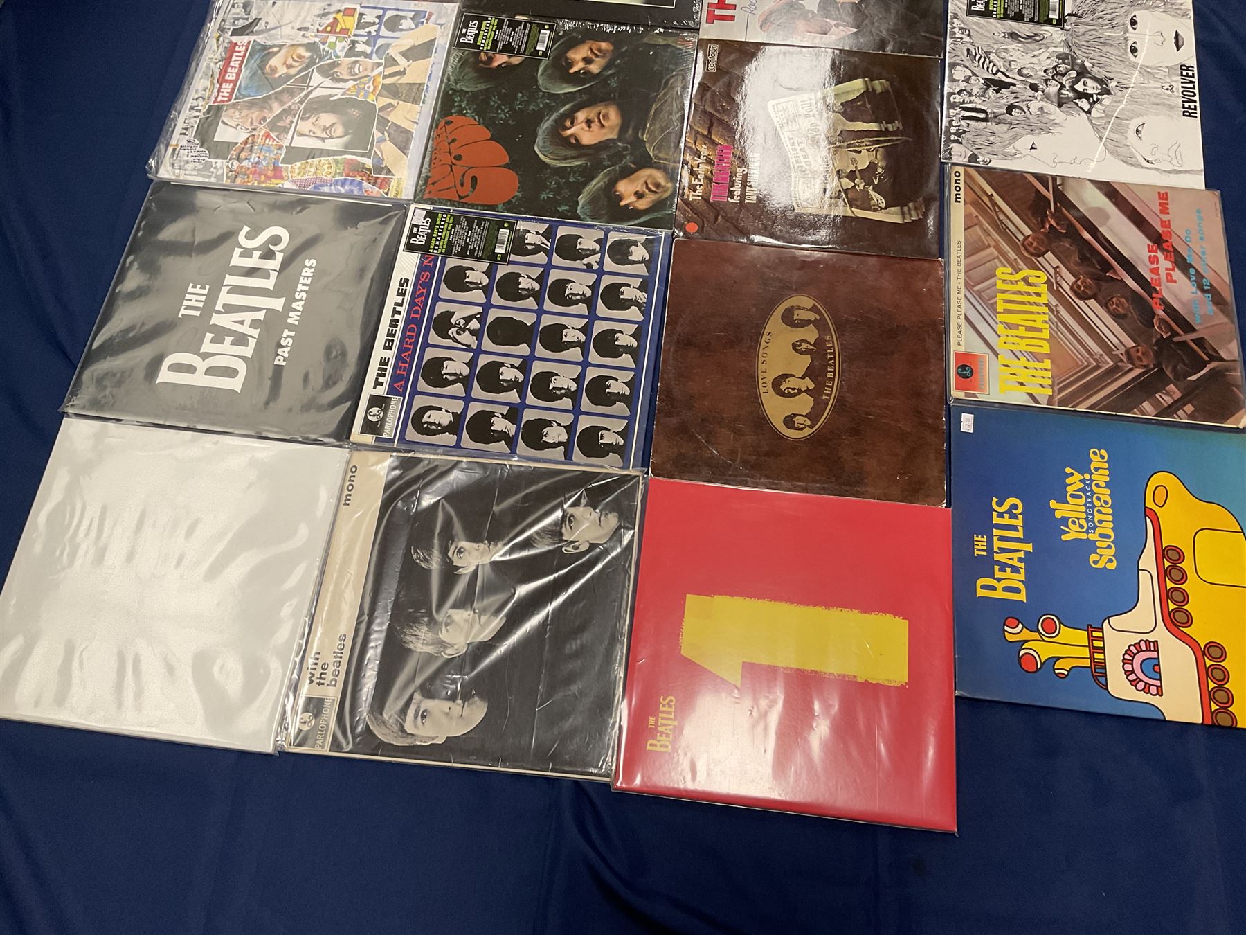 The Beatles vinyl LPs including 'Past Masters', 'Sgt Peppers Lonely Hearts Club Band', 'Rubber Soul', 'Let It Be', 'Yellow Submarine Songtrack' etc (23)
