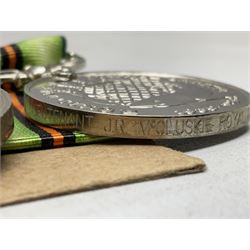 WW2 Royal Naval group of eight medals comprising OBE, hallmarked silver Distinguished Service Cross inscribed verso Lieut. J.R. McCluskie RNVR 1945, 1939-1945 Star, Atlantic Star, Africa Star, 1939-1945 War Medal, Defence Medal and Royal Naval Patrol Service Medal inscribed Lieutenant J.R. McCluskie Royal Naval Patrol Service; with seven original photographs of a sea battle 27th November 1940 against the Italian Fleet and another photographic postcard of Sir Stafford Cripps arriving on board one of the vessels.