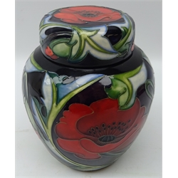  Moorcroft ginger jar and cover decorated in the Wilverley pattern, designed by Rachel Bishop, dated 2007 no. 172 H16cm   