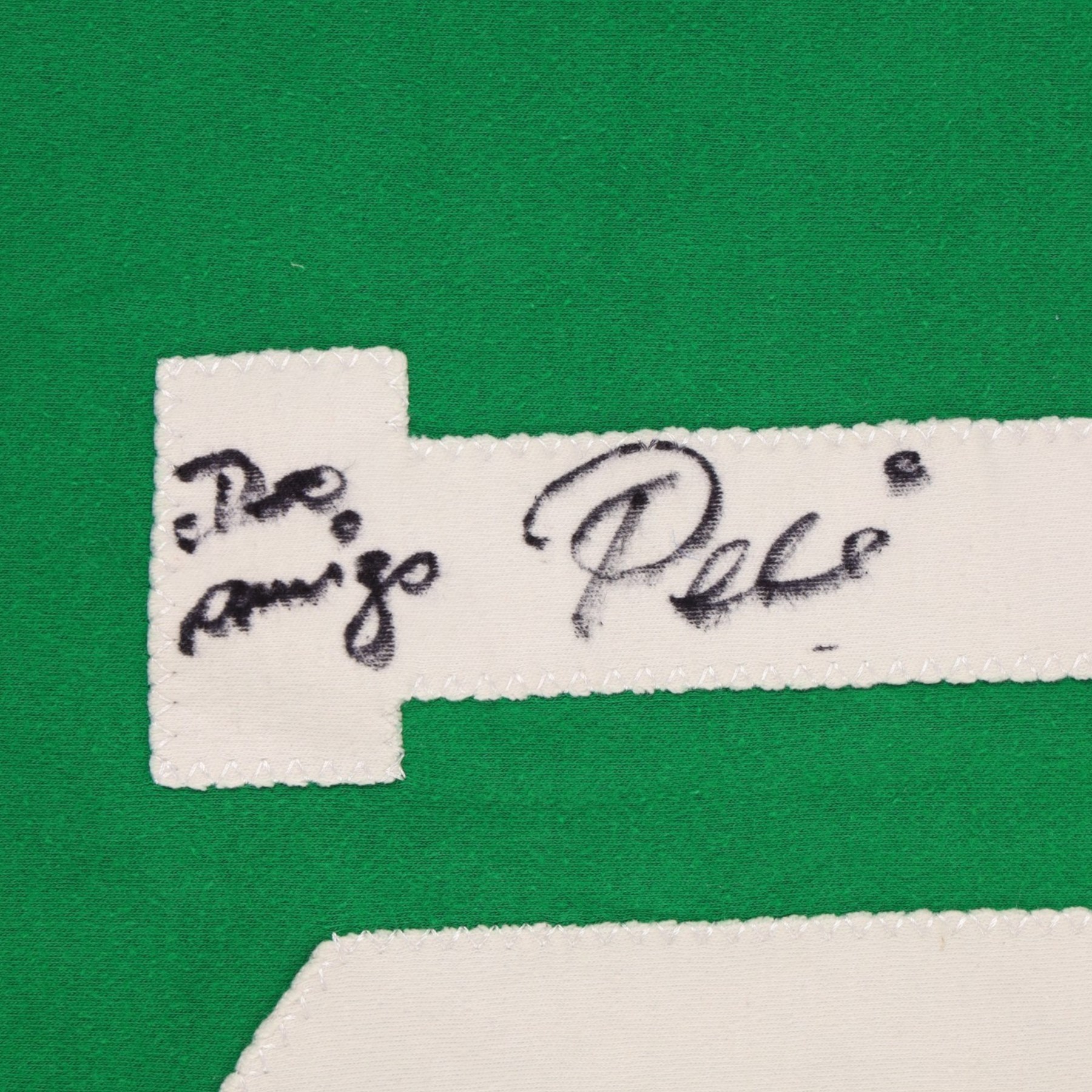 New York Cosmos football shirt signed by Pele, with stitched no. 10 and 'PELE' to reverse, with certificate of authenticity from Chaucer Auctions
