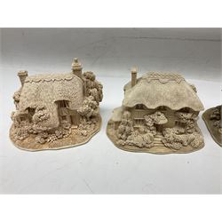 Twenty-three Lilliput Lane models from the Paint Your Own collection, to include Catmint Cottage, Sugar and Spice, Gypsy Cottage, Ruby Cottage and Little Birch, some boxed