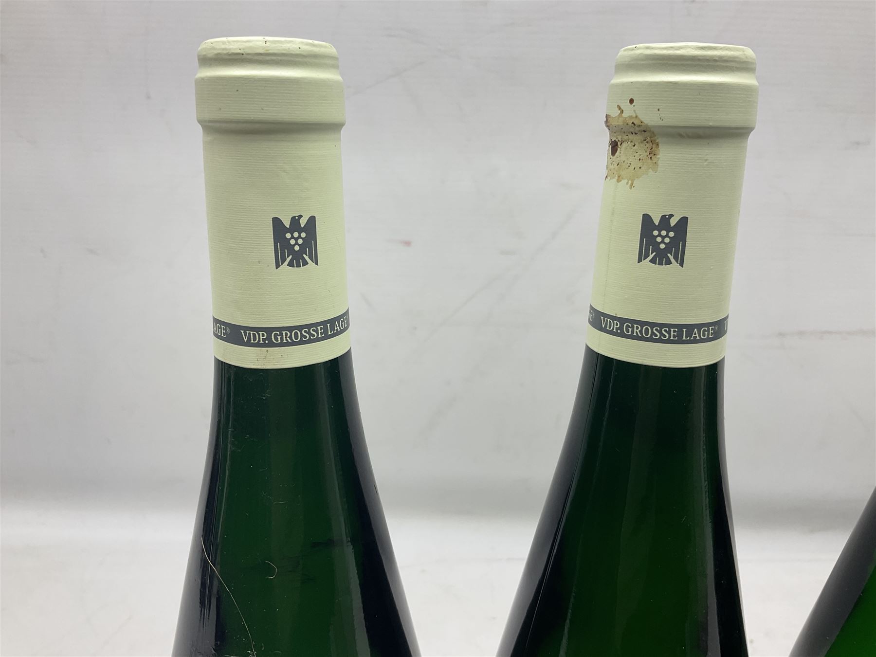 Willi Schaefer, 2016, Graacher Domprobst Riesling Auslese, 750ml, 7.5% vol, two bottles, and Fritz Haag, 2014, Brauneberger Juffer Sonnenuhr, 750ml, 7.5% vol, two bottles 