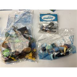 Playmobil - thirteen boxed figures including two Sports Action in unopened boxes; and a large quantity of unboxed figures and accessories