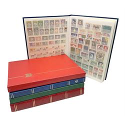 World stamps, including Iran, South Africa, Malta, USA, Canada, Mauritius, Aden, Spain, Seychelles etc, housed in five stockbooks