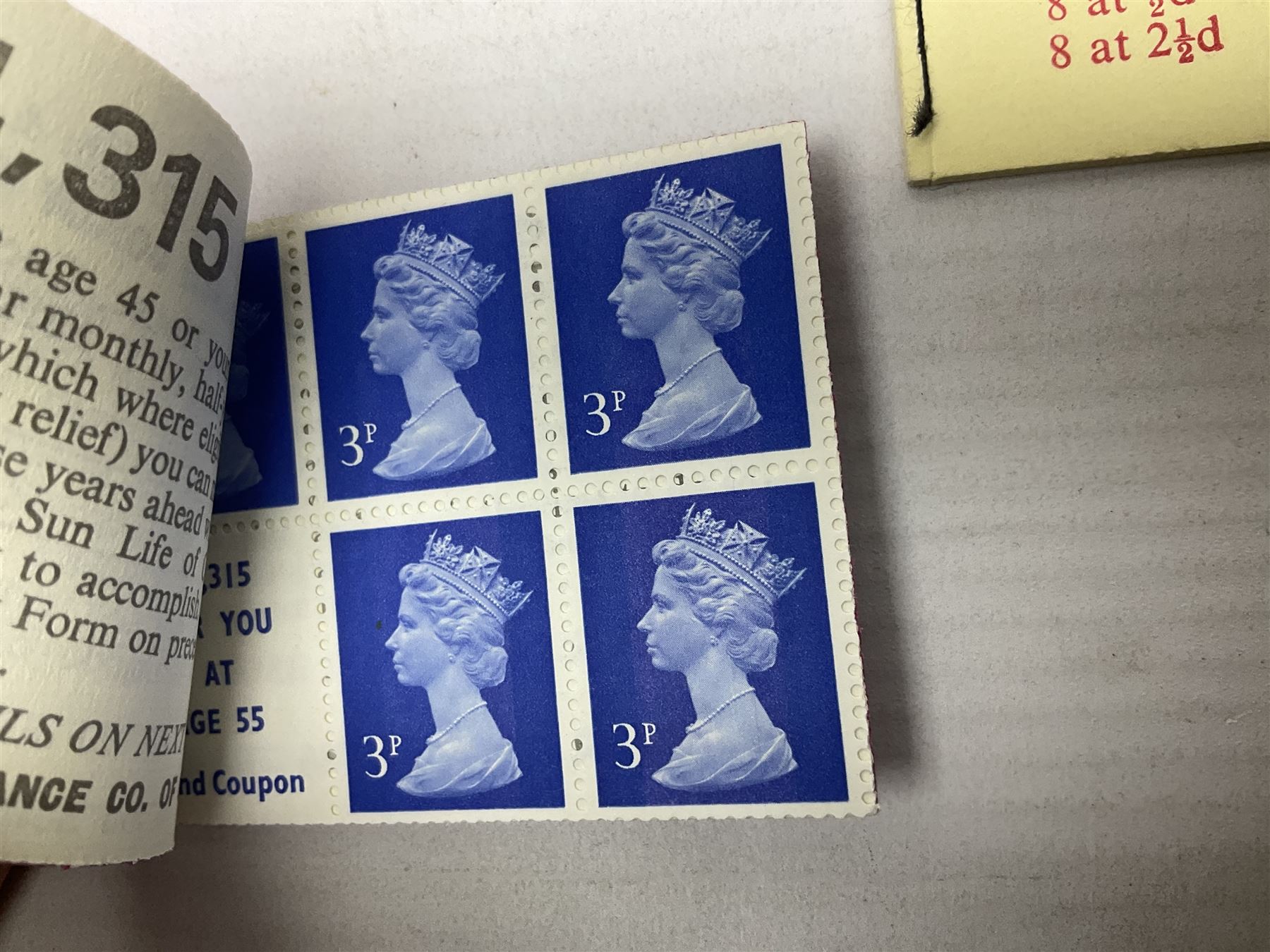 GPO pre -decimal stamp booklets and other stamp booklets, some being complete