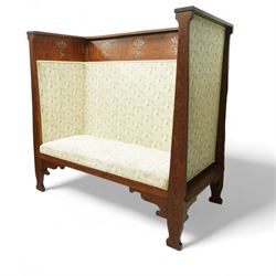 James Shoolbred & Co. (1814-1934) - Arts & Crafts high-back oak settle or hall-bench, the ...