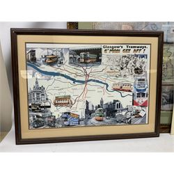 Map of attractions and history of Whitby and the surrounding area, map of UK, map of Glasgow's tramways and photo of Golden Gate Bridge (6)