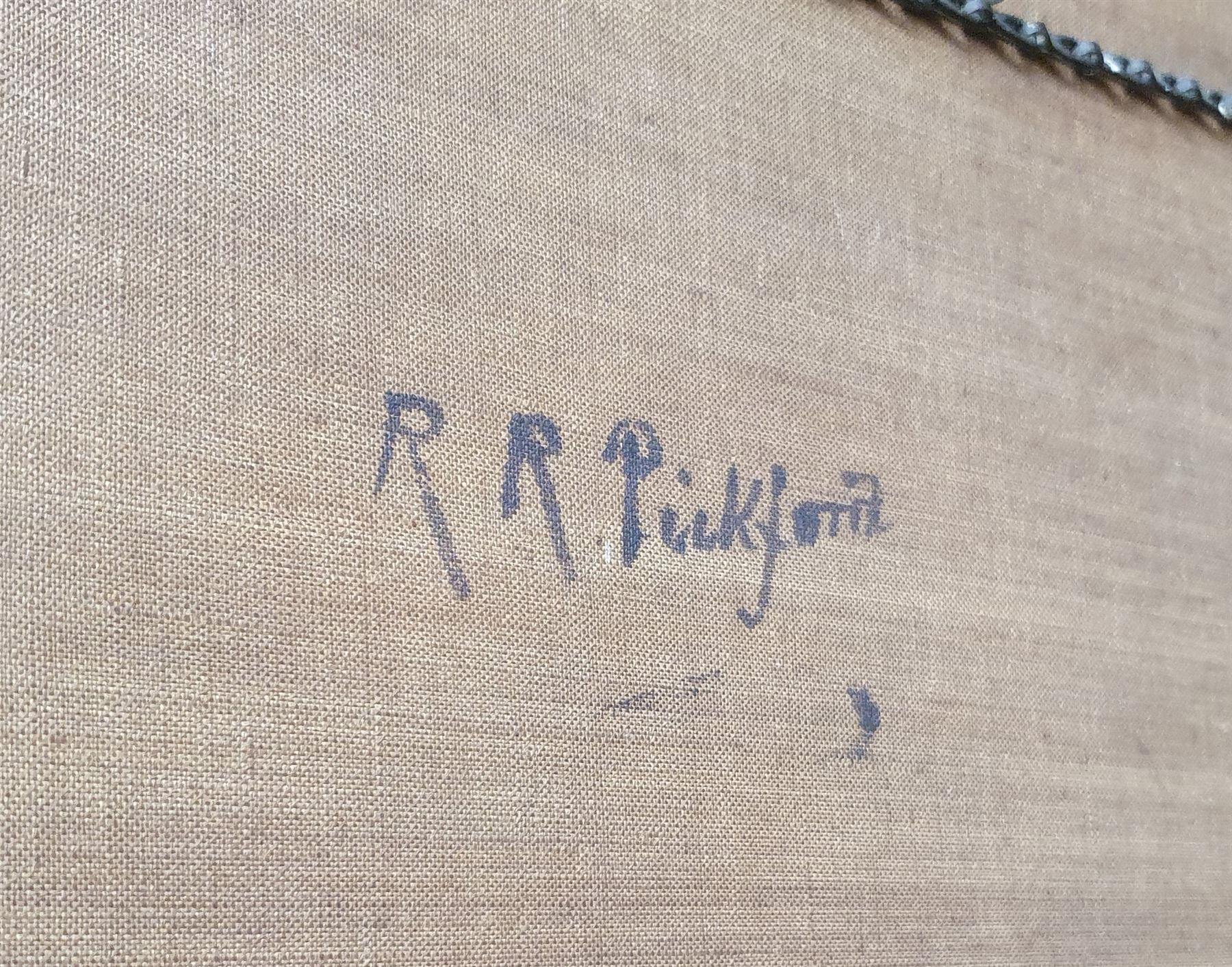 R R Pickford (British 19th century): Rigg Mill near Whitby, oil on canvas signed verso 60cm x 90cm