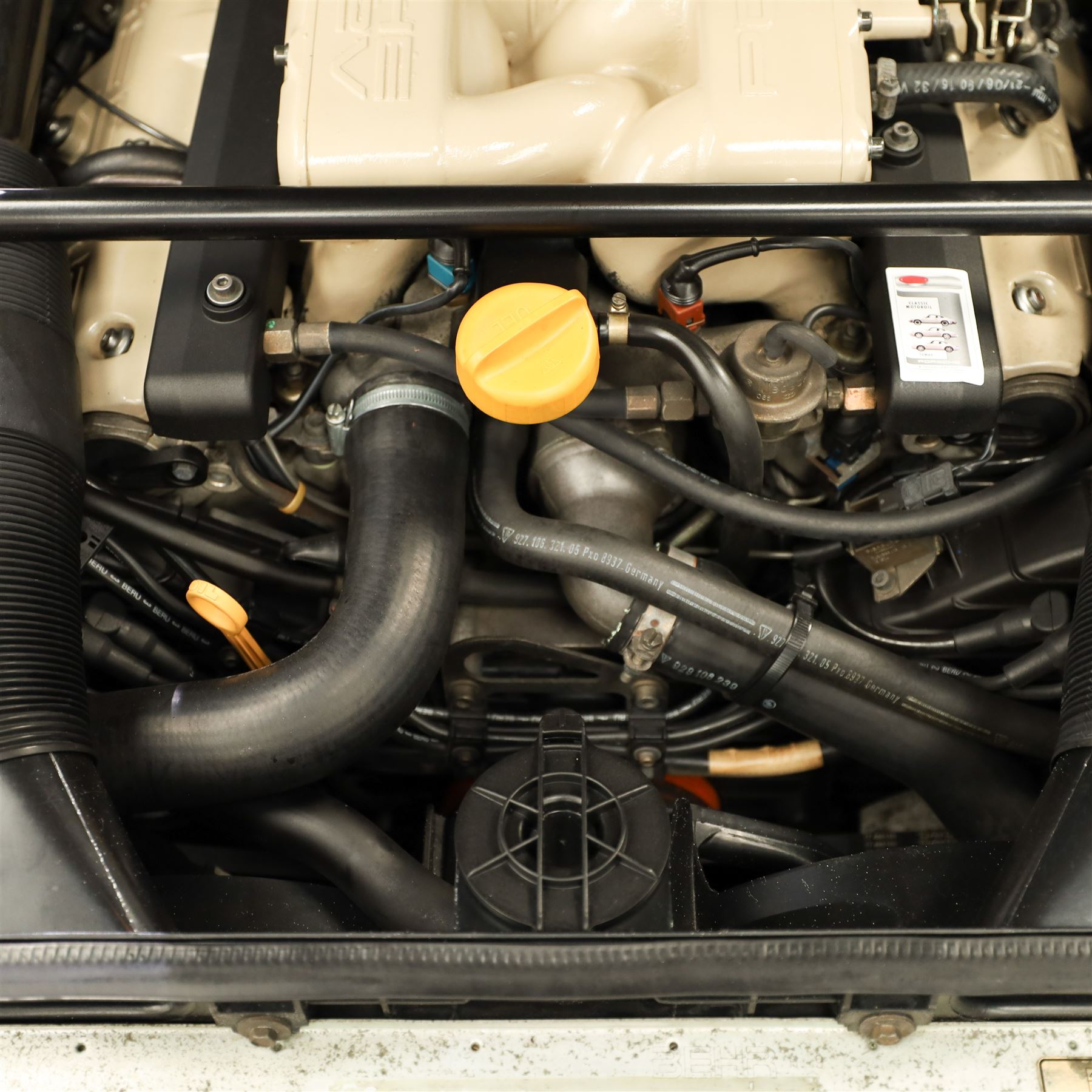 1991 Porsche 928 S4 Automatic Coupé

Registration: L644 LBE
Date of first registration as shown on V5: 1 July 1994
Porsche year of manufacture: 1991
Engine: 5.0-litre V8 petrol
Transmission: Automatic
Odometer reading: 37,886 kilometres (approximately 23,541 miles)
Colour: Slate Grey metallic
Interior: Black leather
V5C: Present
Keys: One
Chassis number: WP0ZZZ92ZMS800460

An exceptional Porsche 928 S4 Automatic Coupé finished in Slate Grey metallic with a black leather interior. The car displays a notably low odometer reading of just 37,886 kilometres, equivalent to approximately 23,541 miles.

The 928 S4 combined Porsche’s powerful 5.0-litre V8 engine with a sophisticated rear-mounted transaxle, creating a refined and accomplished grand tourer. This example is equipped with automatic transmission, electrically adjustable front seats, air conditioning, alloy wheels and the characteristic rear spoiler.

The car was purchased from Specialist Cars of Malton in June 2019, at which time the recorded mileage was 36,650 kilometres. The accompanying service record includes evidence of a cam belt replacement.

Presented in excellent condition throughout, the bodywork and metallic paint finish appear particularly well preserved, while the cabin retains its original character with black leather upholstery and 928-branded sill trims. A Japanese Porsche service label records maintenance entries at 31,902, 33,397 and 34,134 kilometres.

The car also features a Porsche Classic Communications Management (PCCM) upgrade system.

Features

• 5.0-litre V8 petrol engine
• Automatic transmission
• Slate Grey metallic paintwork
• Black leather interior
• Electrically adjustable front seats
• Air conditioning
• Porsche alloy wheels
• Rear spoiler
• Right-hand drive
• Odometer reading of 37,886 kilometres, approximately 23,541 miles
• Purchased from Specialist Cars of Malton in June 2019
• Recorded at 36,650 kilometres when purchased
• Service record showing cam belt replacement
• Japanese Porsche service label
• V5C present
• One key

This vehicle forms part of the Estate of the Late John Sils and is offered for sale by the Executors, confirming a genuine reason for sale.
