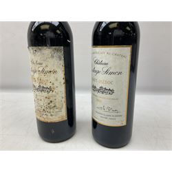 Chateau Lestage Simon 1990, Haut-Médoc, 750ml, 13% vol, seven bottles