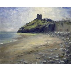 Neil Tyler (British 1945-): 'Criccieth - North Wales', oil on canvas signed, titled verso 40cm x 50cm