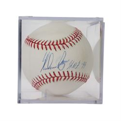 Signed Nolan Ryan with HOF '99 inscription, Rawlings baseball, contained within an acrylic display box, with authenticity hologram and certificate, together with a signed Tampa Bay Devil Rays baseball
