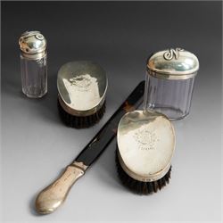 Edwardian tortoiseshell page turner with silver handle, hallmarked Birmingham 1906, maker'...