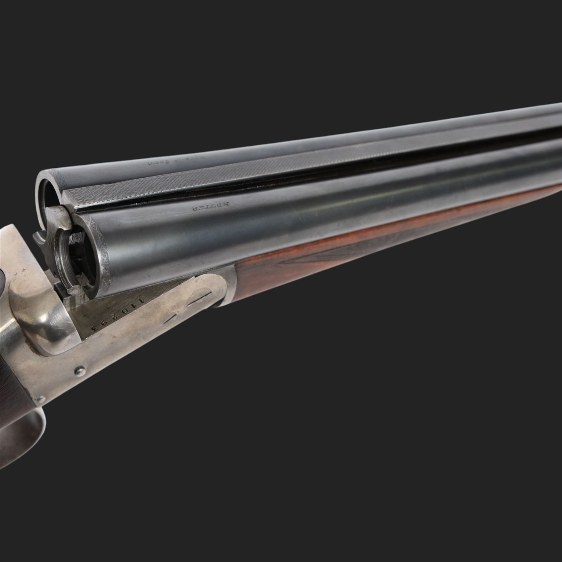 Master 12 bore double trigger, boxlock, side by side double barrel shotgun with 71cm (28