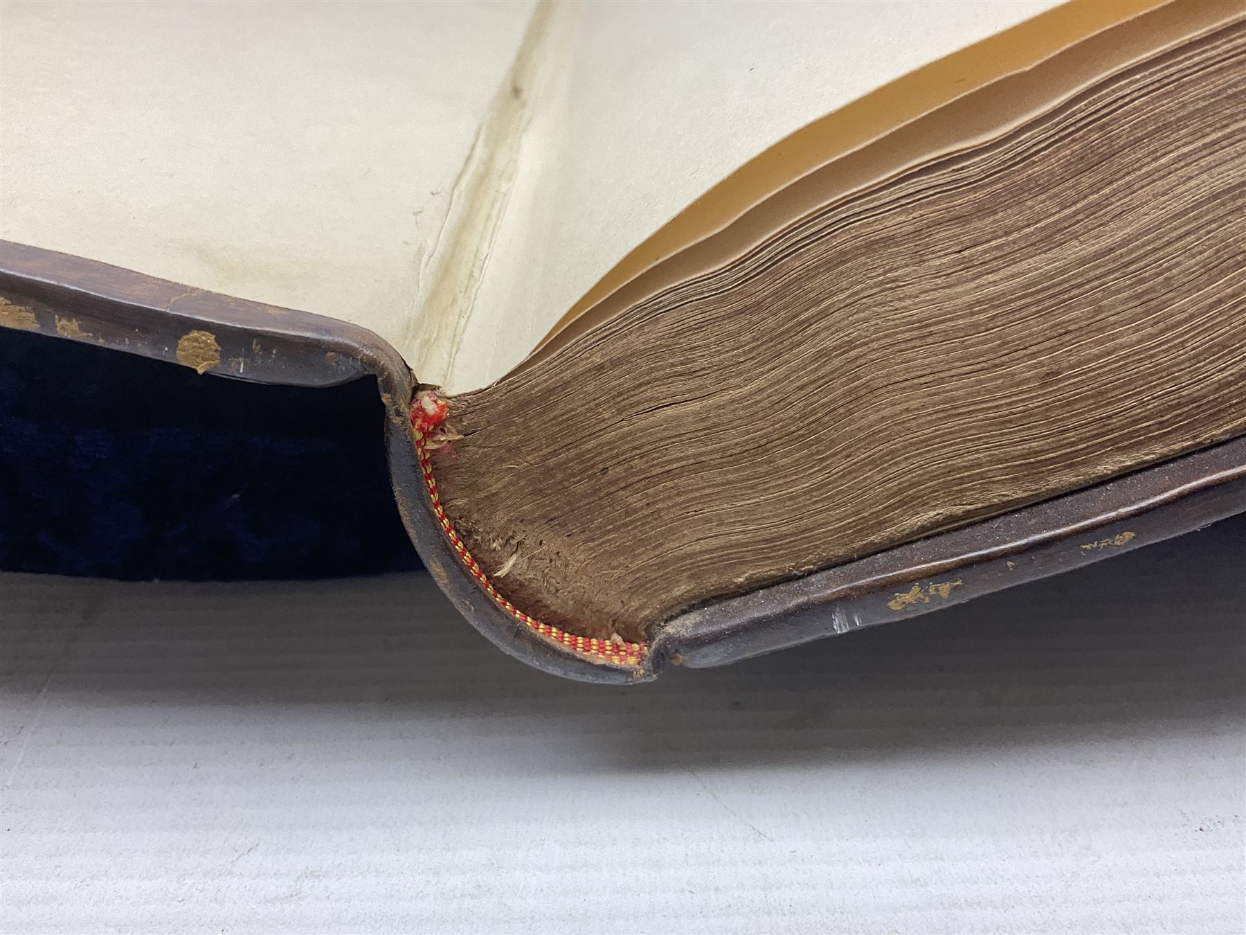William Borlase; Observations on the Antiquities Historical and Monumental of the County of Cornwall, 1754, printed by W. Jackson, High Street, Oxford, leather bound iwth gilt detailing and lettering to spine