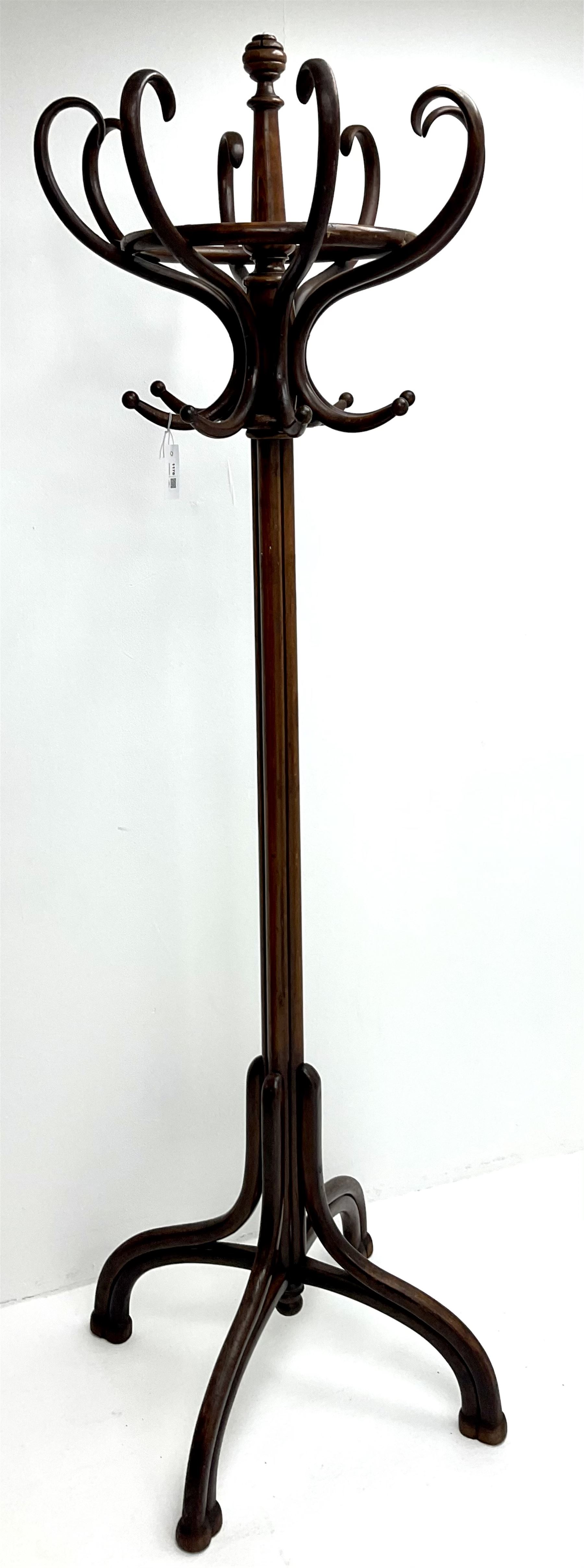 Late 19th/early 20th century bent wood coat stand Antique