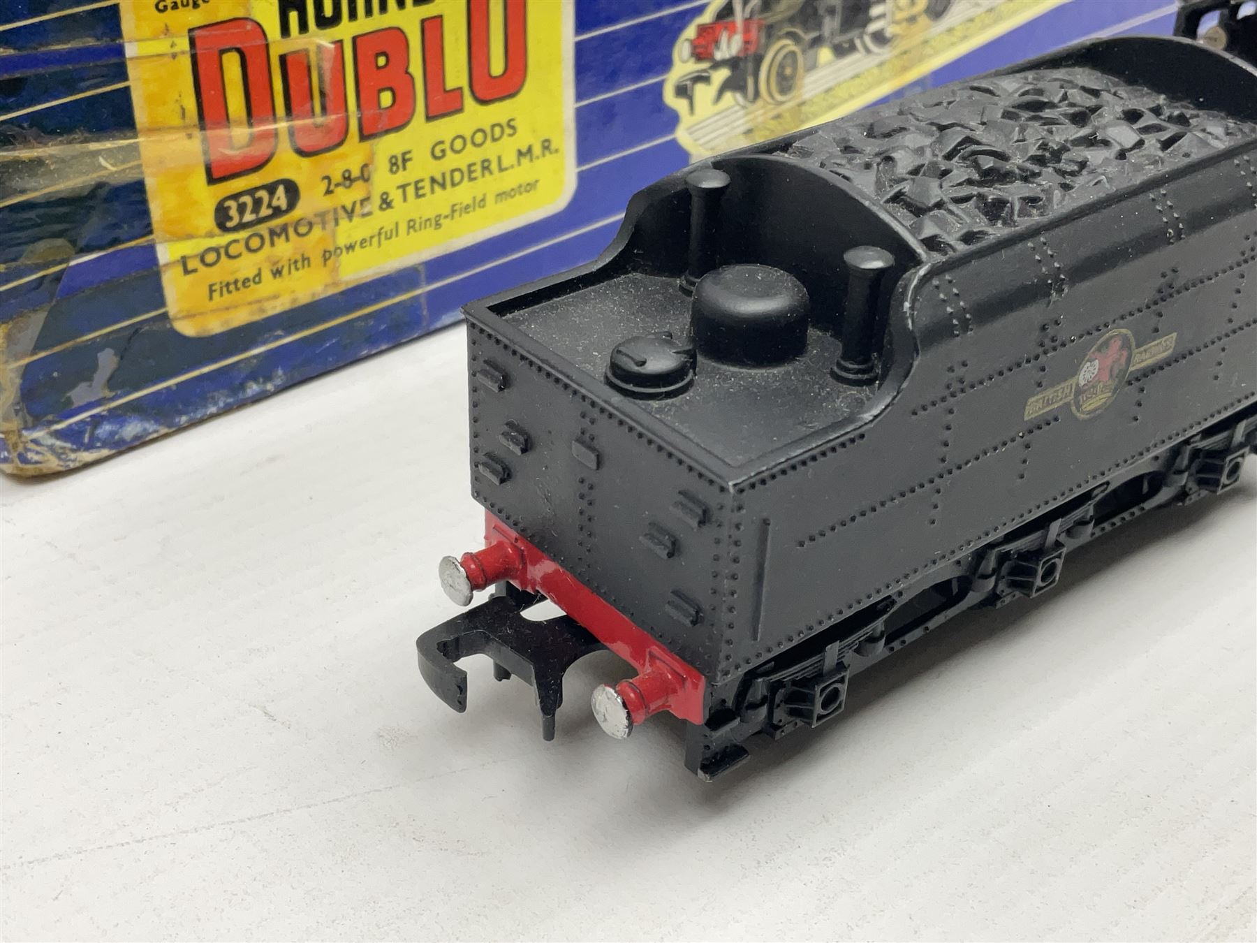 Hornby Dublo - 3-rail Class 8F 2-8-0 locomotive No.48094 in BR black with instructions; in original box