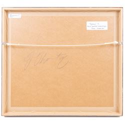 John Thornton (Northern British 1944-): ‘Topsail 3’, hand painted assemblage signed with initials, titled verso 30cm x 35cm 