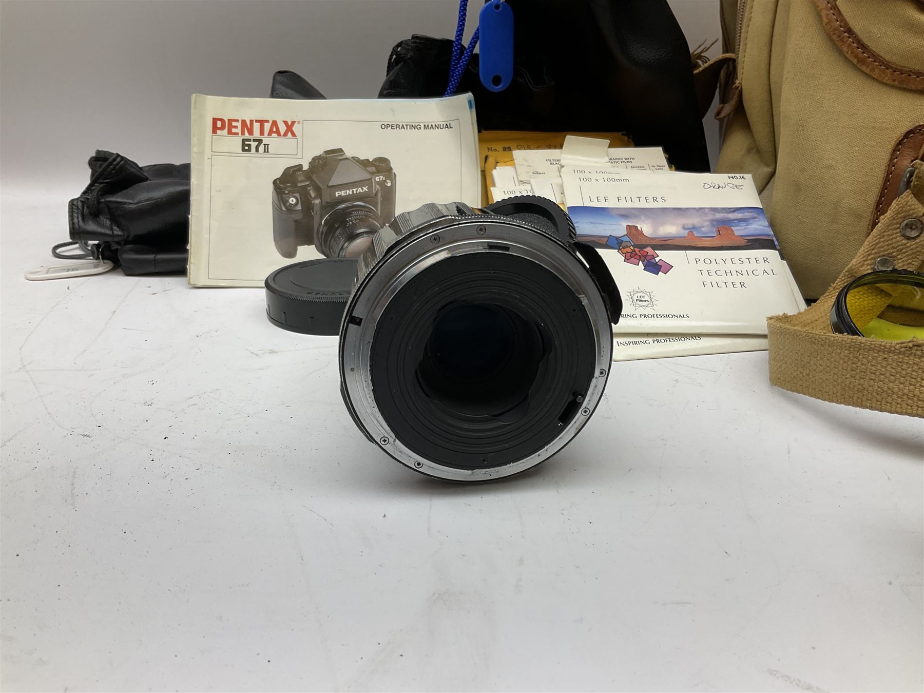 Pentax 67II camera with Asahi SMC Pentax - 6x7 '1:4 45mm Pentax 67II camera with Asahi SMC Pentax - 6x7 '1:4 45mm