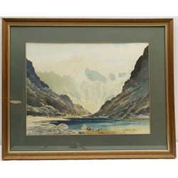 E Grieg Hall (British 20th century): Lake District Landscape, watercolour signed 37cm x 49cm