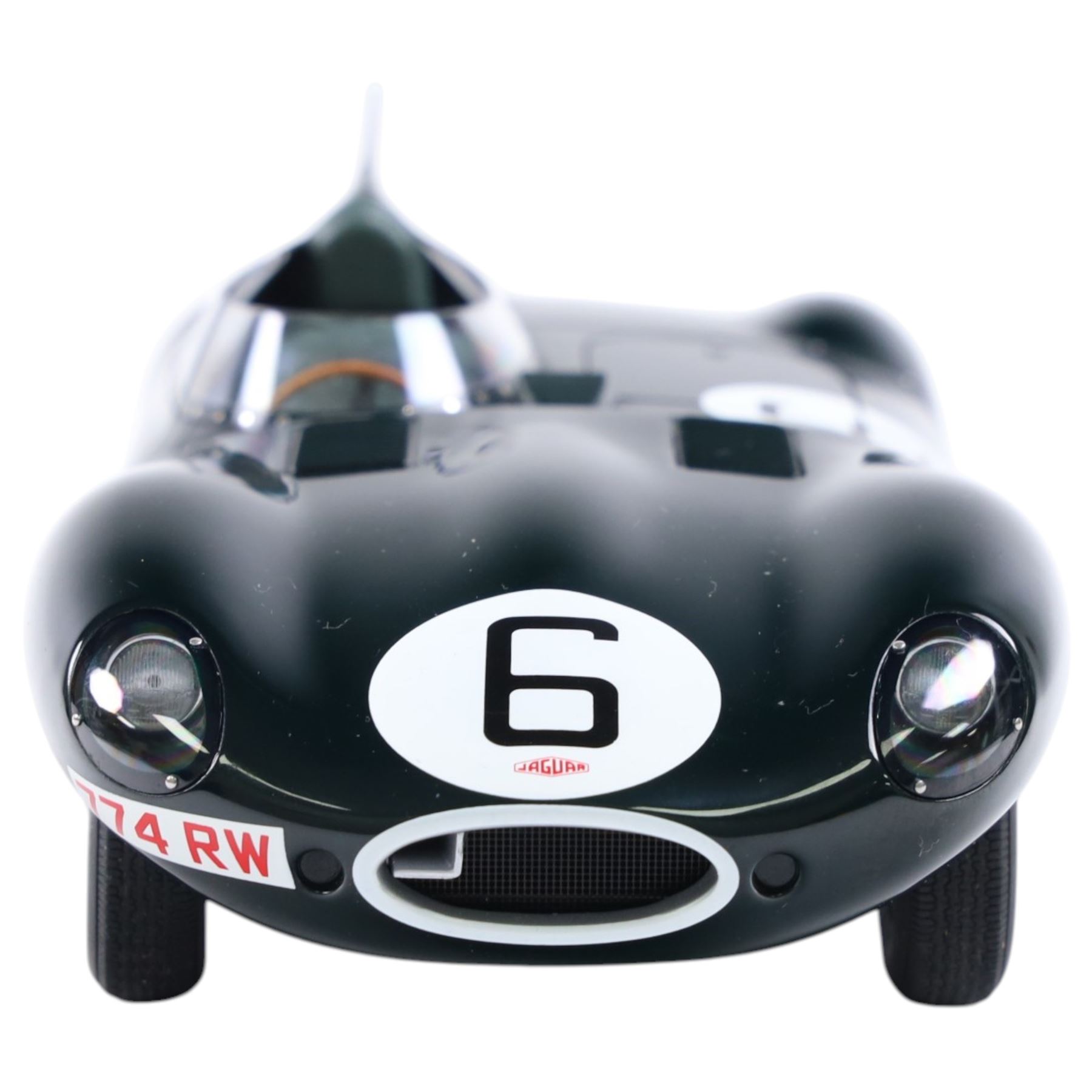 Autoart Signature Jaguar D-Type 1955 LeMans 24 Hours Winner, racing no. 6, boxed with certificate