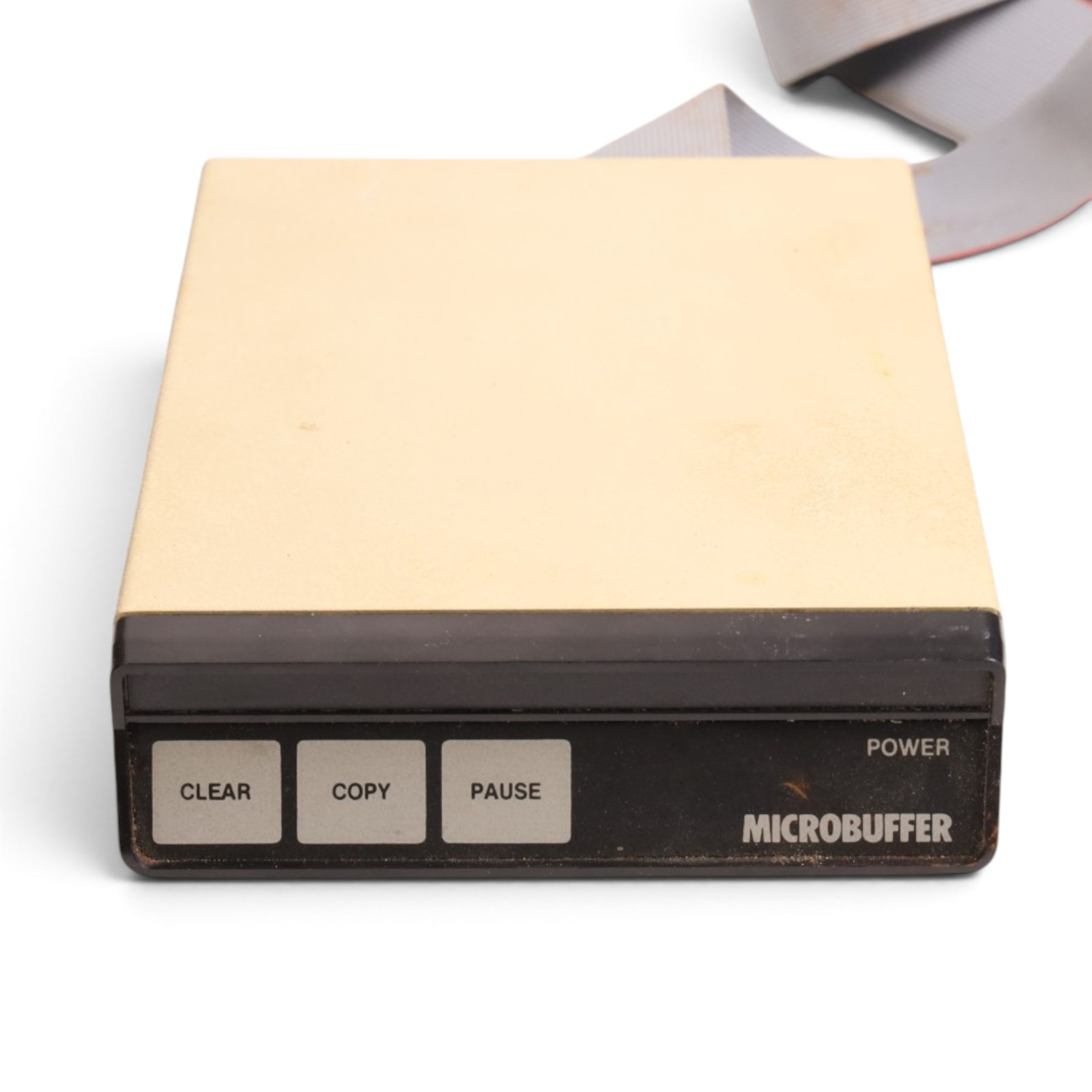 1980s Apple II Europlus computer with two Disk II disc drives and a Microbuffer 