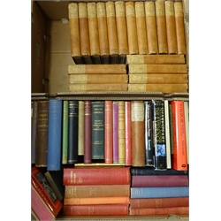  Collection of books including 'La Comedie Humaine' in nineteen volumes, 'Shakespeare the Evidence' by Ian Wilson, 'The Shakespeare Symphony' and other books relating to Shakespeare in two boxes   