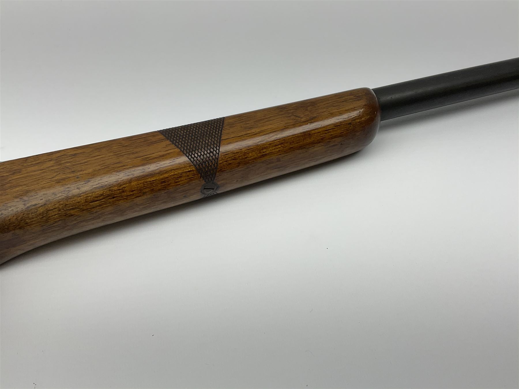 Greener GP Mark III 12-bore single barrel shotgun with martini underlever action, 64cm barrel, walnut stock with chequered grip and fore-end, serial no.36623, L107cm overall SHOTGUN CERTIFICATE REQUIRED