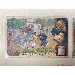 Six original Liebig watercolour illustrations:  'Le Masque' 1912