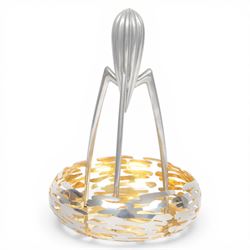 Philippe Starck for Alessi cast metal lemon Squeezer, 'Juicy Salif', together with Alessi ...