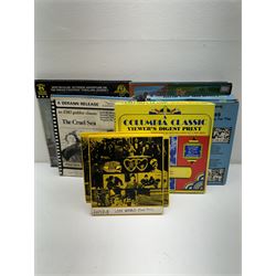 Canon Super 8 Auto Zoom 518 cine camera, in carrying case, EV-1000 Super 8 cine projector, a collection of Derann and Collectors Club Super 8 films, other cameras and accessories 