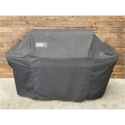 BBQ - Weber Summit stainless gas barbeque,, with cover