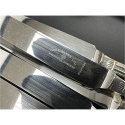 Gee & Holmes Ltd Elizabethan pattern part canteen of silver plated cutlery, stamped GH Heritage Plate
