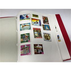 Great British and World stamps, including pre-decimal Queen Elizabeth II, Belgium, Canada, Costa Rica, Honduras, Japan etc, housed in various albums, stockbooks and loose, in one box