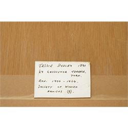 Jessie Dudley (British 1872-1930): York Minster, watercolour signed and dated 1891, 34cm x 24cm
Notes: Jessie was the sister of, and received art tuition from, York artist Tom Dudley (1857-1935).