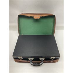 Pair of Boosey & Hawkes Emperor clarinets, one with mouthpiece, nos.310759 and 301490A; fitted in one case with outer canvas carrying case