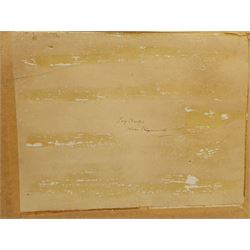 J Brown (British 19th century): 'Ivy Bridge Near Plymouth', monochrome watercolour signed and dated 1823, 29cm x 39cm