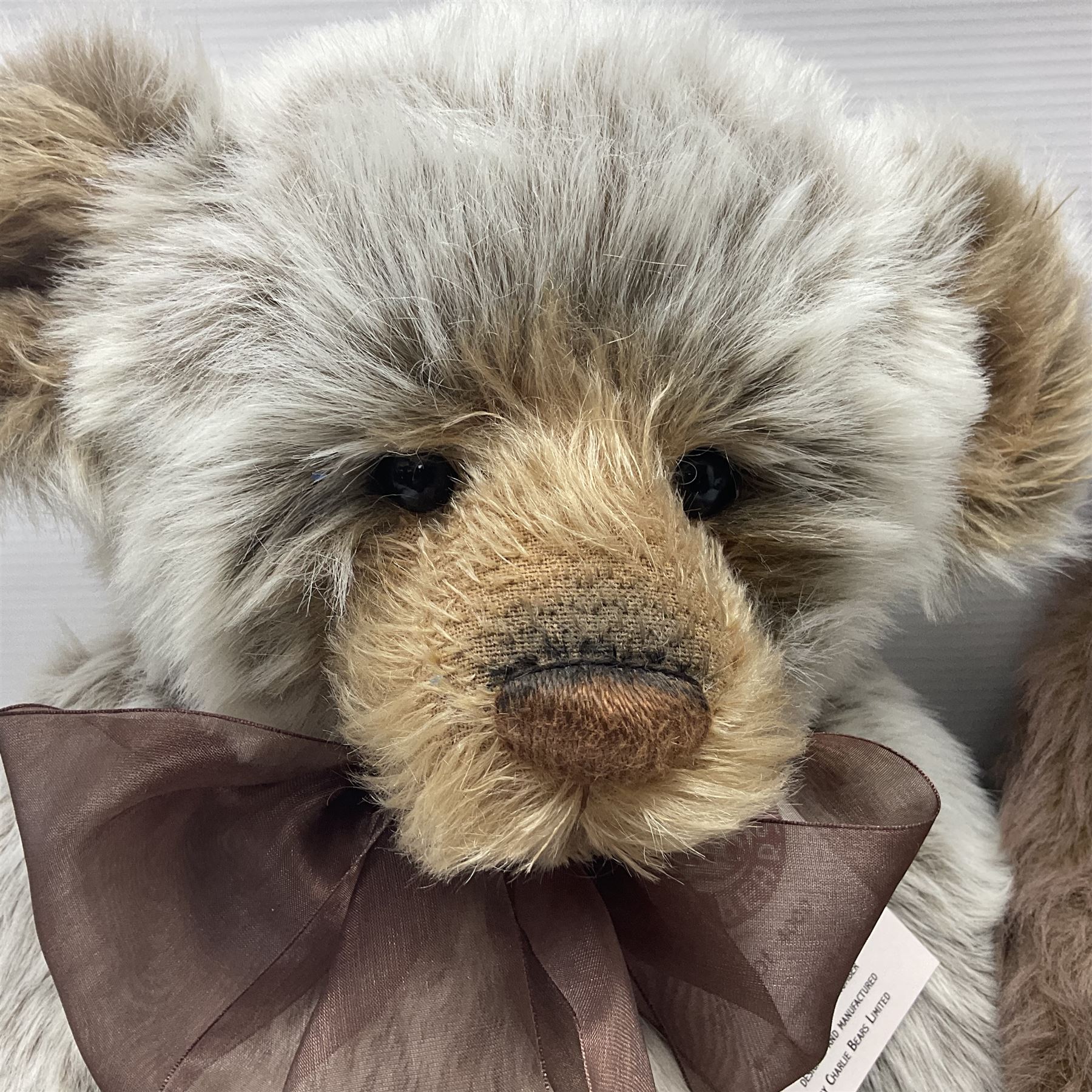 Two Charlie Bears - CB114040B William IV teddy bear, from the 2011 Charlie Bears Plush Collection, limited edition No.3263/4000; H50cm; and CB083796 Kelsey; both designed by Isabelle Lee and with original tags (2)

