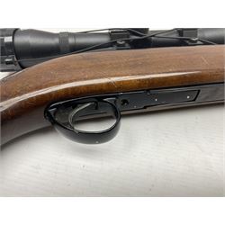BSA .22 air rifle with under-lever action, the 51cm (20