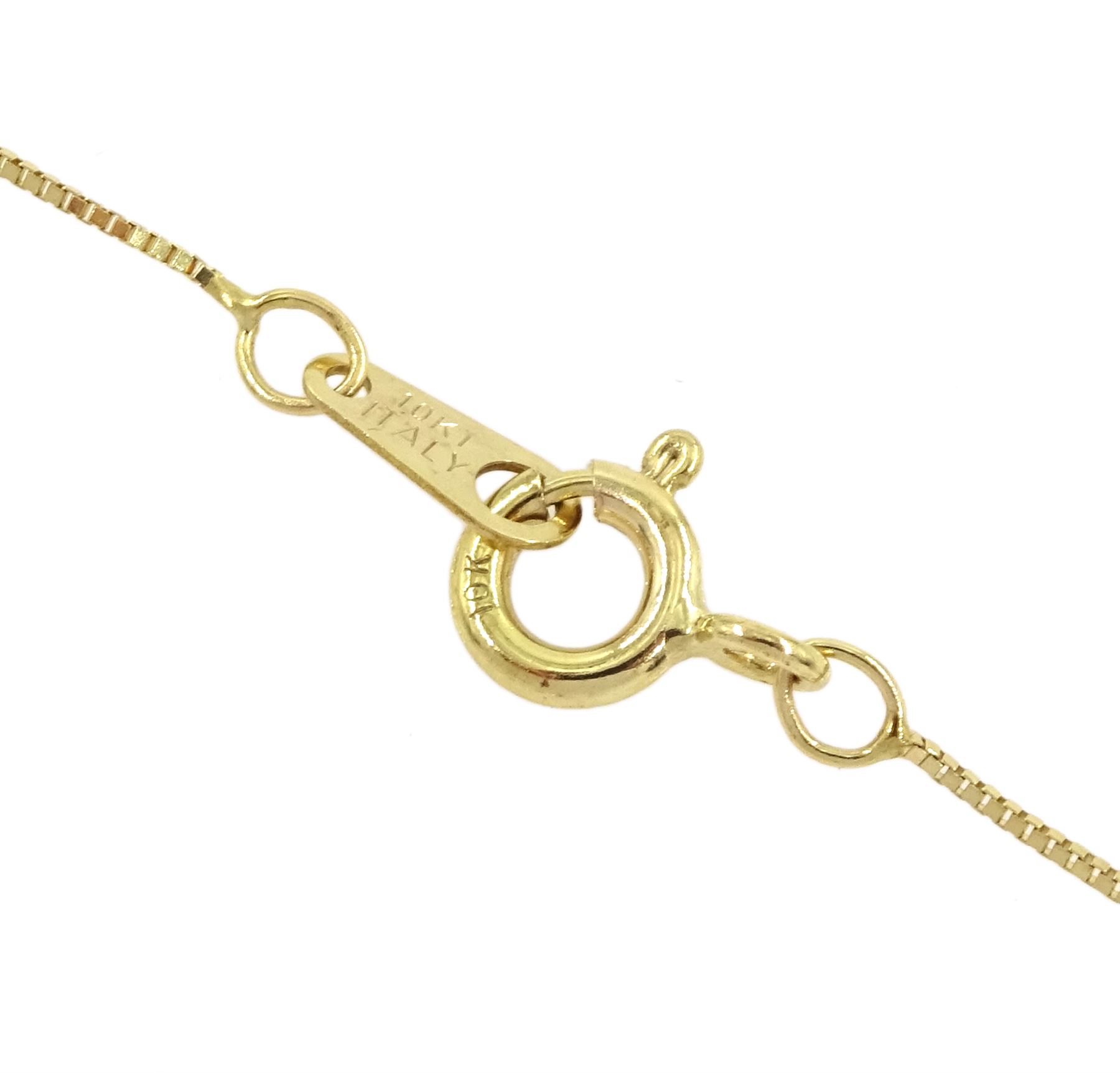 9ct gold cultured pearl and round brilliant cut diamond pendant necklace