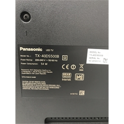Panasonic TX-40DS500B 40'' television with remote 