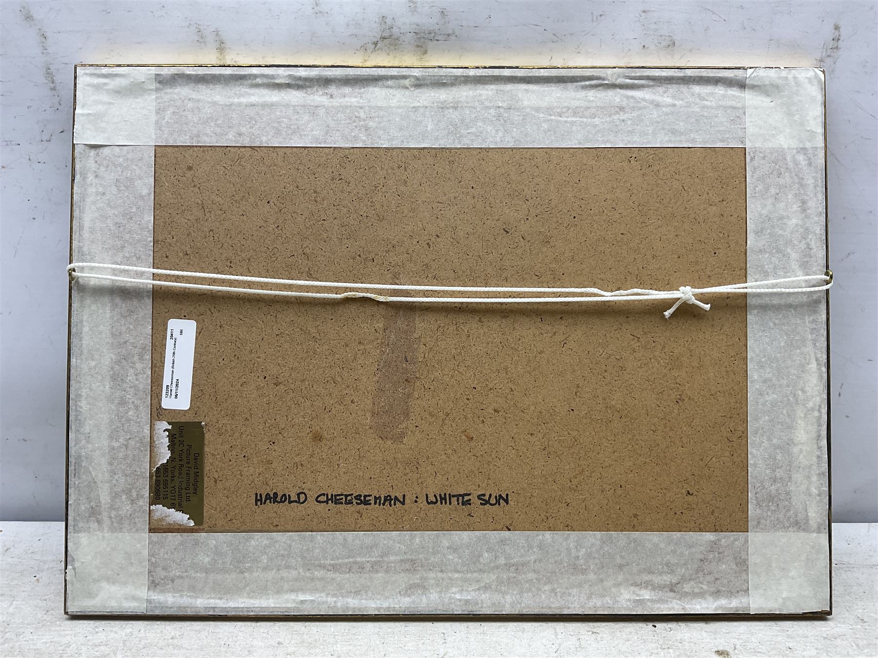 Harold Cheeseman (British 20th Century): 'White Sun', watercolour unsigned 18cm x 32cm 